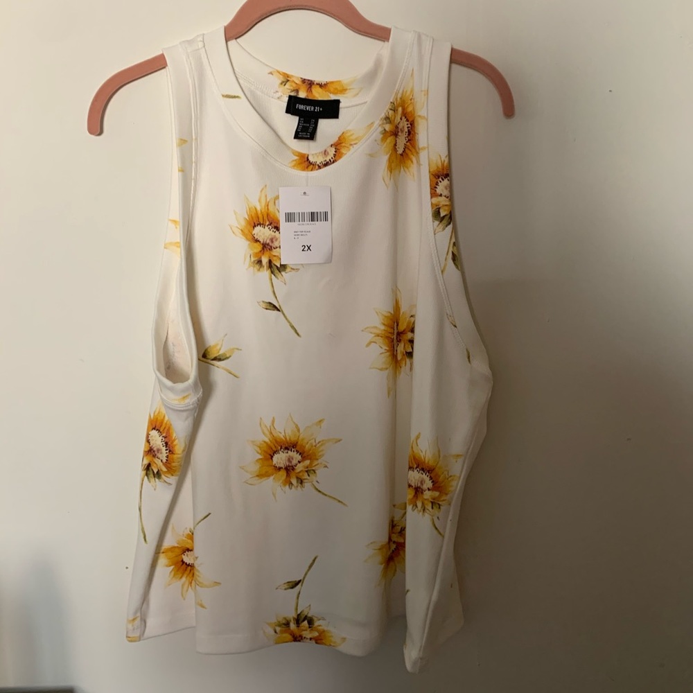 Sunflower tank top